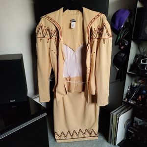 IIF western jacket and skirt set